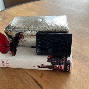 Ralph Lauren Purple Label Genuine Alligator Card Case Made in Italy